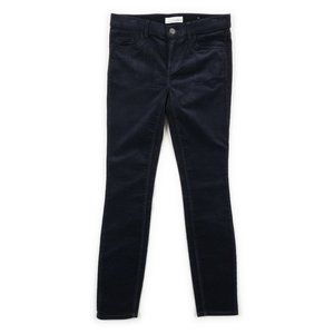LOFT Modern Skinny dark navy blue corduroy pants size 0